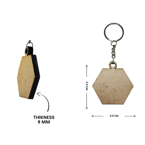 Leaf MDF Keychain 🍁🤎