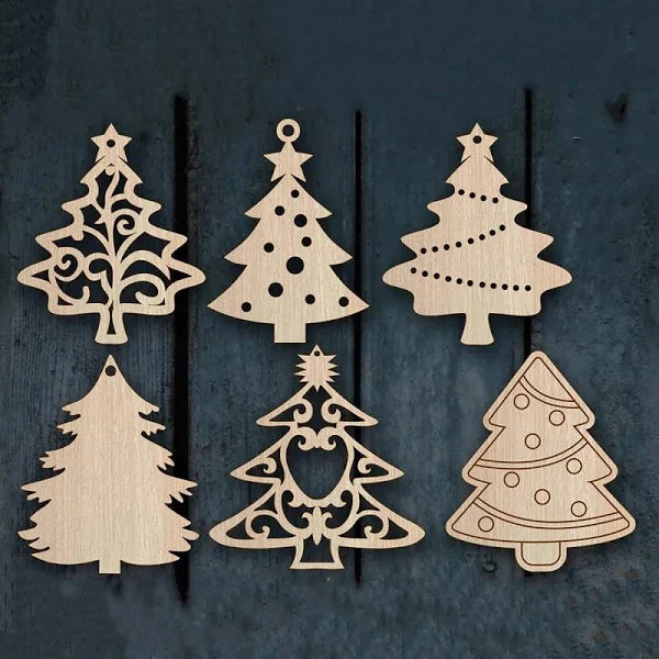 MDF CHRISTMAS TREE (6 PIECES ) ππ