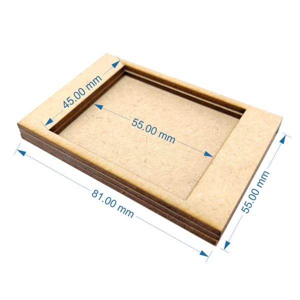 MDF Fridge Magnet Photo Frame Rectangle (5.5X8CM)