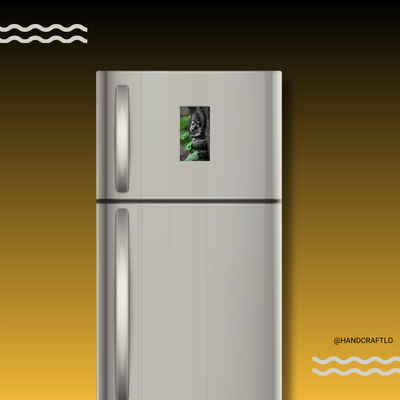 ✨🐘 *Ganpati Design Custom Photo Fridge Magnet*