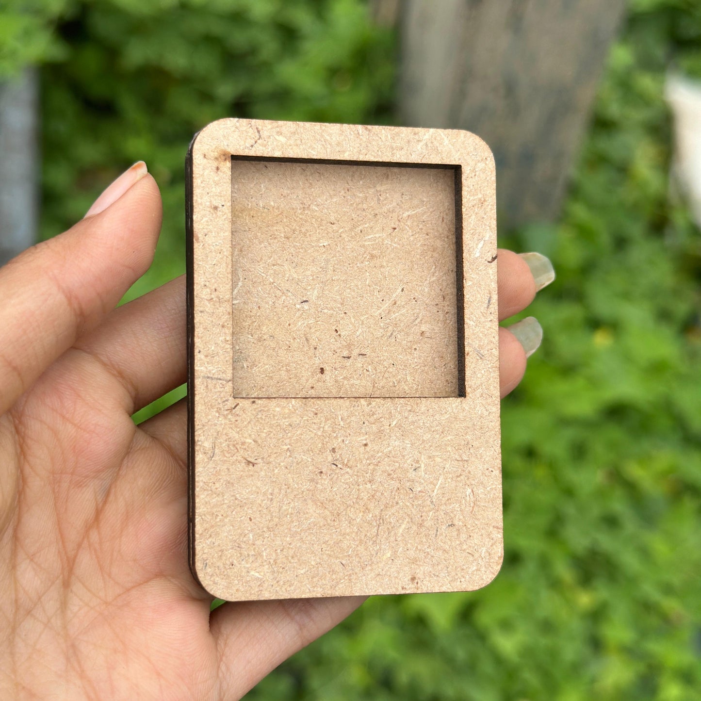 MDF Fridge Magnet Photo Frame Oval (5X7.5CM)