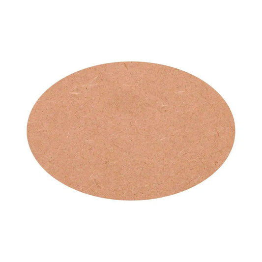 MDF Plain Oval Shape For Wall Art