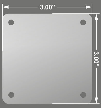 Acrylic Fridge Magnet 3 x 3 inches