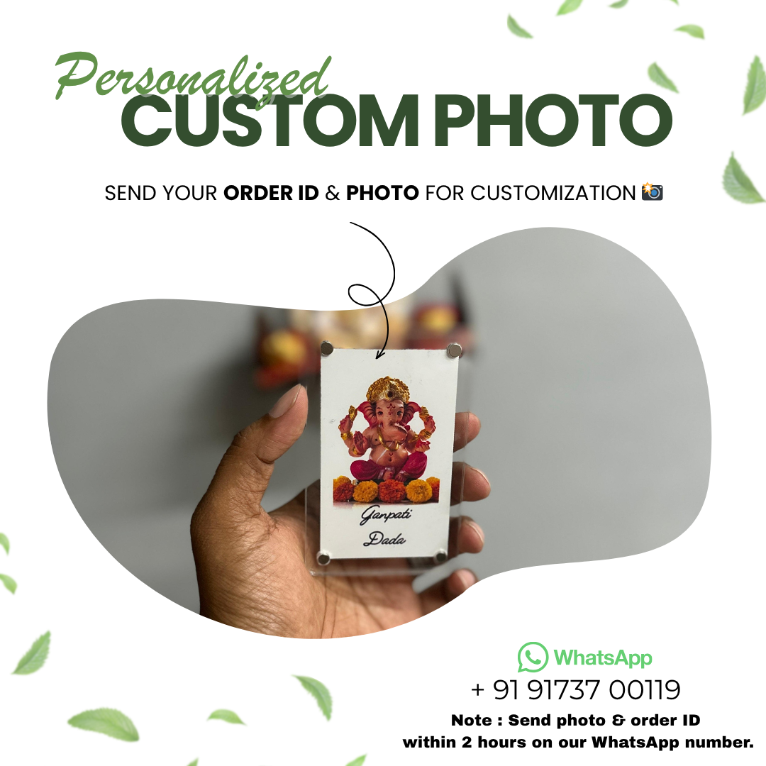 🔱🕉️ Custom God Blessings Photo Fridge Magnet – Your Choice