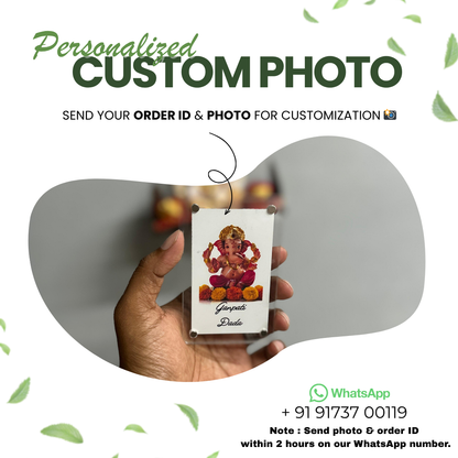 🔱🕉️ Custom God Blessings Photo Fridge Magnet – Your Choice