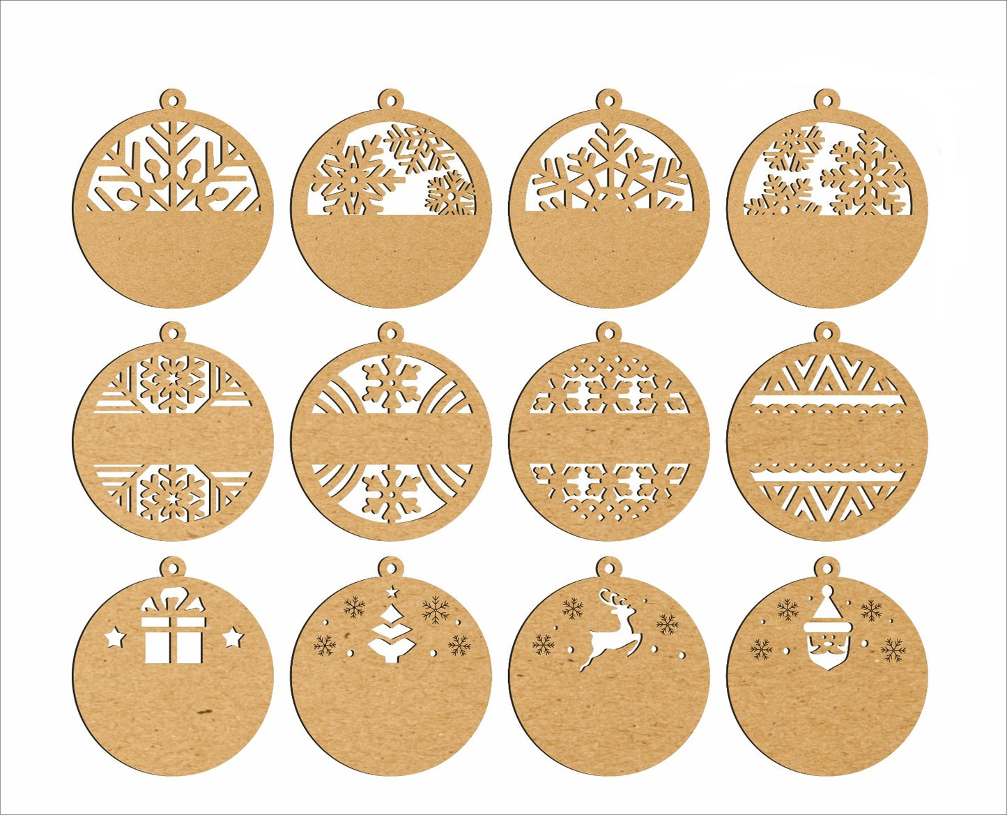 🎄 Christmas Special MDF Circle Craft Base (Set of 12) 🎄