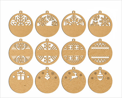 🎄 Christmas Special MDF Circle Craft Base (Set of 12) 🎄