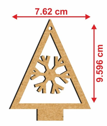 🎄 Christmas MDF Tree Combo – Set of 3 🎨