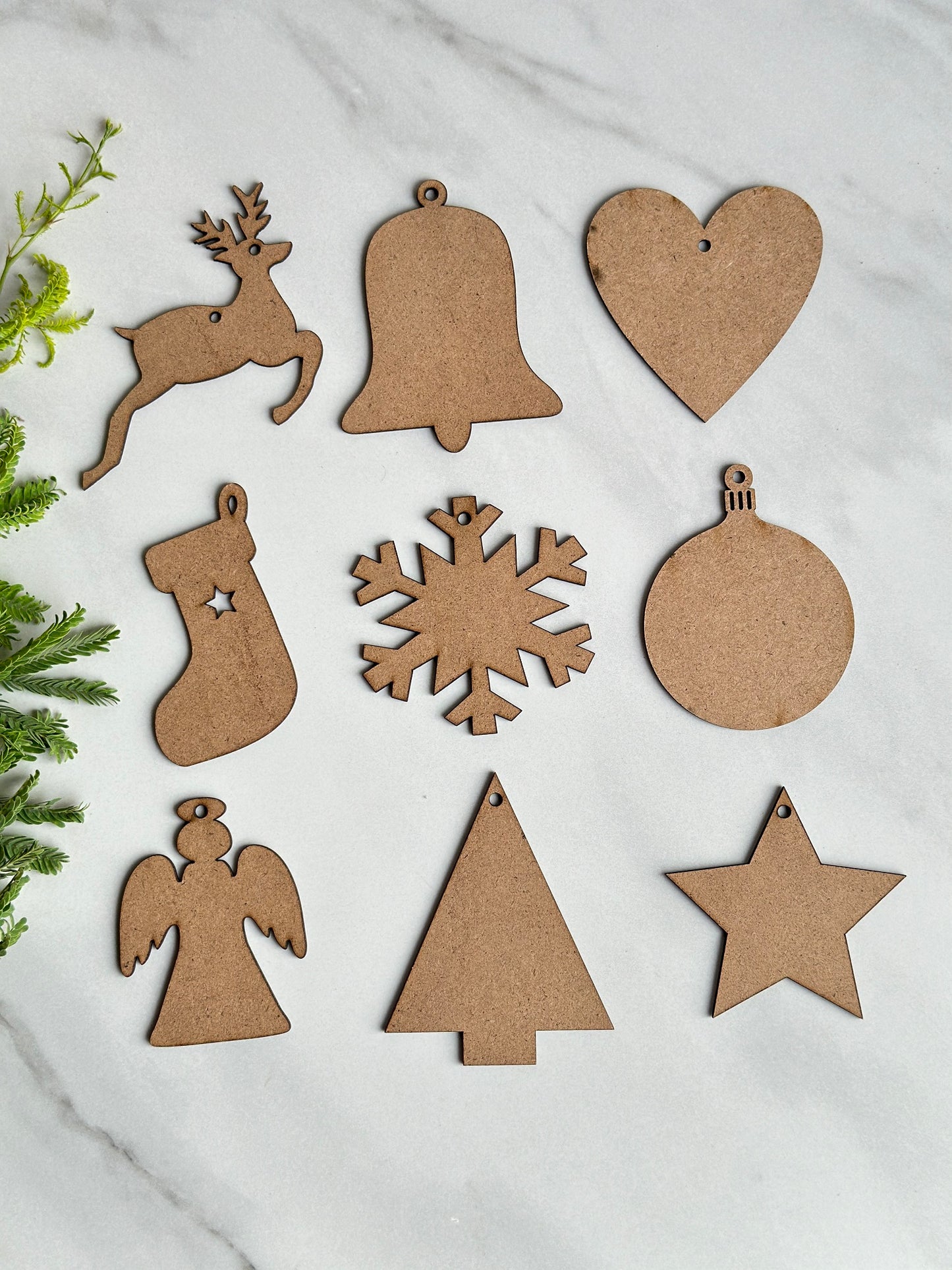 🎄 Christmas Special MDF Circle Craft Base (Set of 9) 🎄