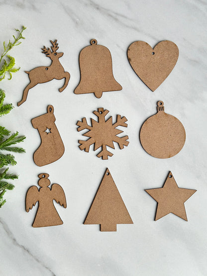 🎄 Christmas Special MDF Circle Craft Base (Set of 9) 🎄