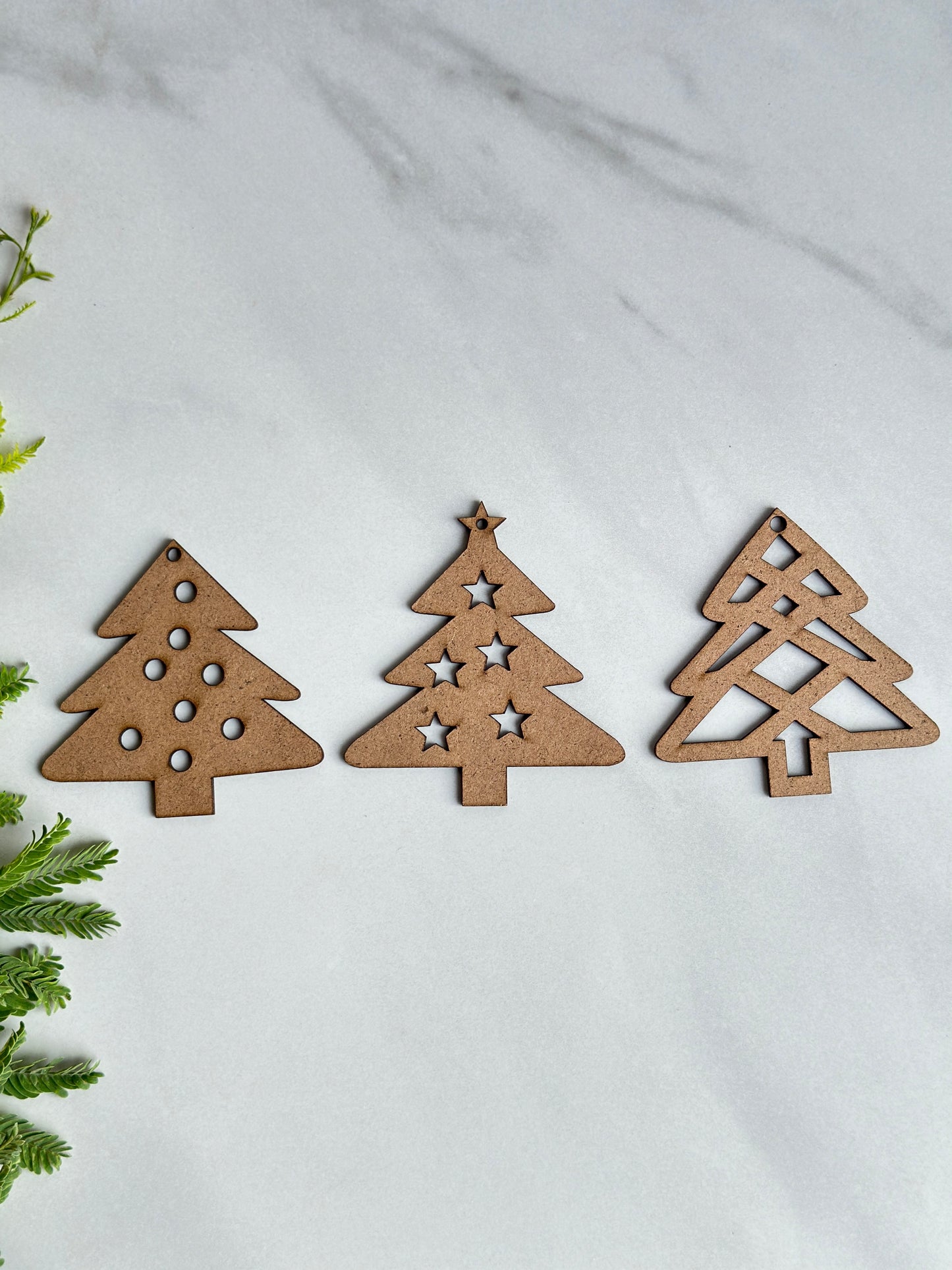 🎄 MDF Christmas Tree (Set of 3 Designs) 🎅