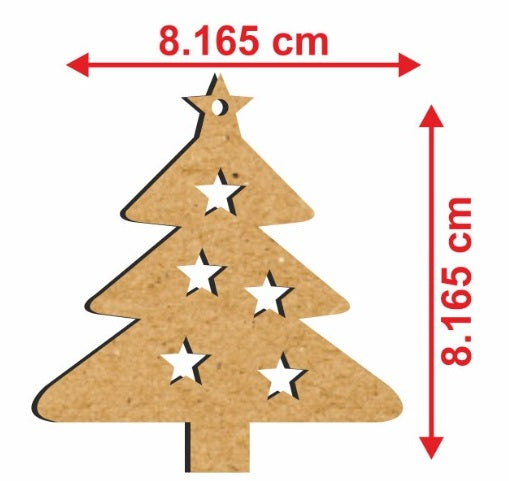 MDF Christmas Tree Cutouts – 5 Unique Designs 🎄