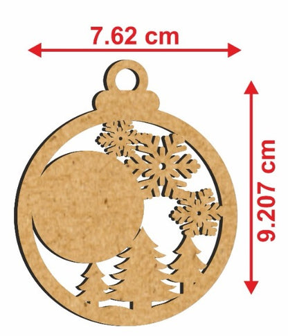 🔔 Christmas Special MDF Bell Shape Craft Base (Set of 4) 🔔
