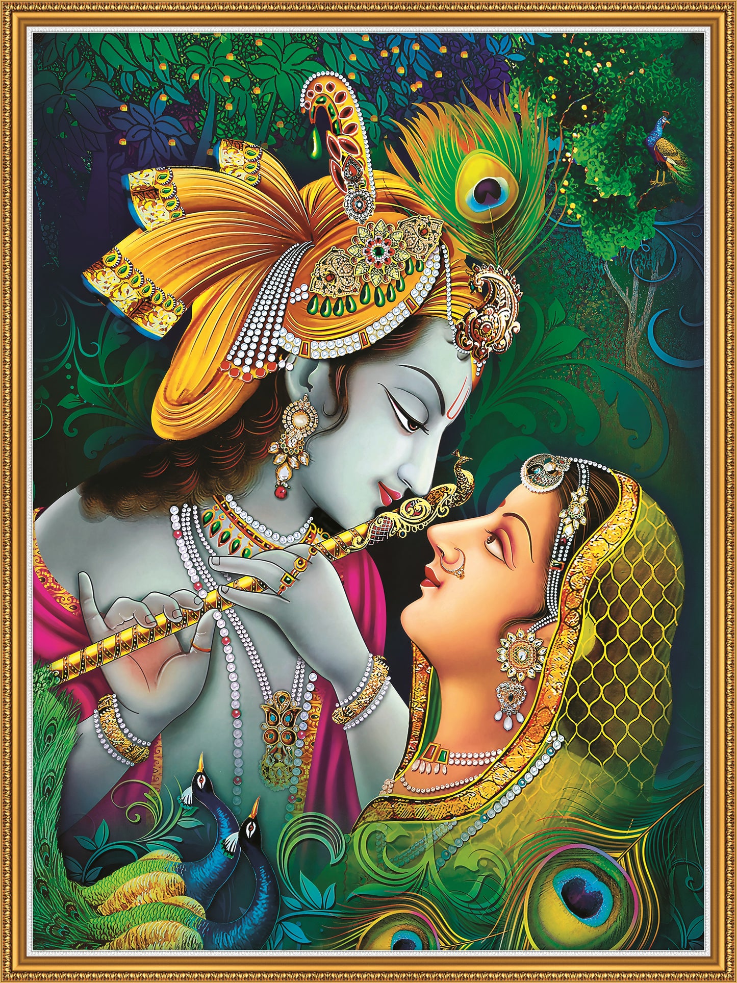 Lord Krishna and Radha