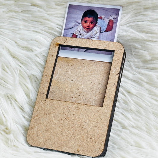 MDF Fridge Magnet Photo Frame Oval (5X7.5CM)