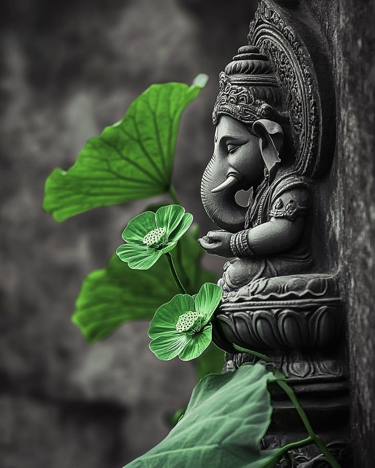 ✨🐘 *Ganpati Design Custom Photo Fridge Magnet*