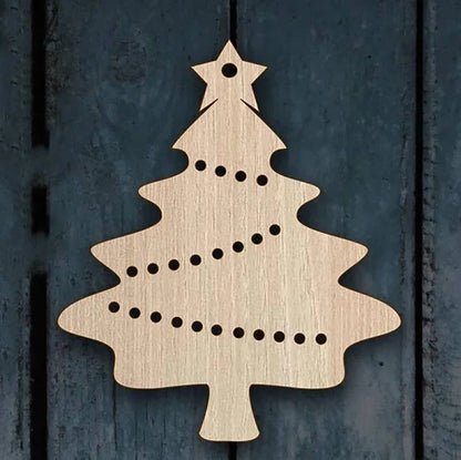 MDF CHRISTMAS TREE (6 PIECES ) 🎄🌟